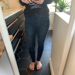 Pilcro and the Letterpress high rise skinny jean